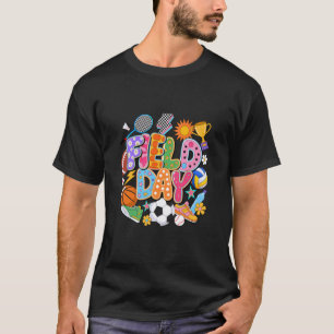 Spaß am Aktionstag Die Spiele Beginnen Lehrer Kind T-Shirt