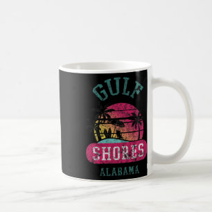 Spaß am Golfstrand Vintage abgenutzt Alabama Stran Kaffeetasse