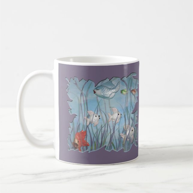Spaß am Kalkware-Aquarell Tasse (Links)