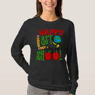 Spaß am letzten Tag der Schule Kinder Lehrer Schül T-Shirt