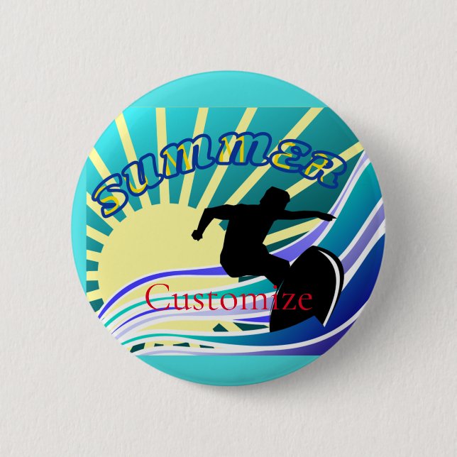 Spaß am Sommer-Surfen Thunder_Cove Button (Vorderseite)