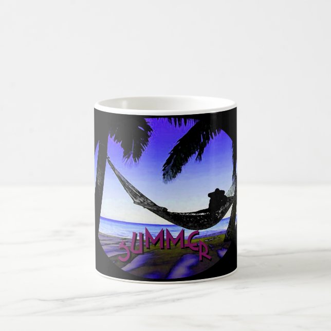 Spaß am Strand! Tasse (Mittel)