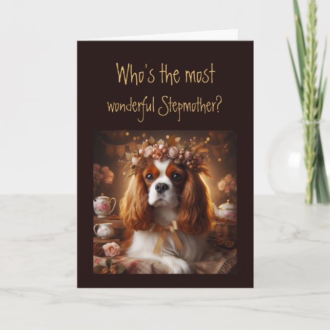 Spaß am wunderbarsten Stepmutter? Geburtstag Karte (Vorderseite)