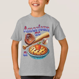 Spaß amerikanisch als Baseball & Apple Pie T-Shirt