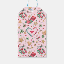 Spaß an Weihnachtskeksen und -kandies Geschenkanhänger