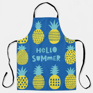 Spaß Ananas Vintager Kartenentwurf Schürze