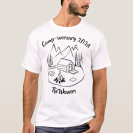 Spaß Anpassbarer Camping-Trip-T - Shirt für das Ju