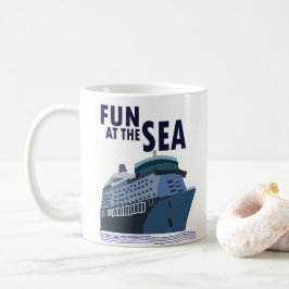 Spaß auf dem Kreuzfahrtschiff Kaffeetasse