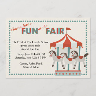 Spaß auf der Messe Einladung