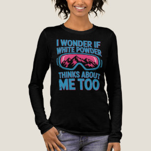 Spaß auf der Piste Lustiges Ski-Schneebrett-Winter Tri-Blend Shirt