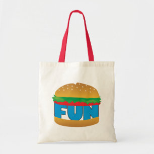 Spaß auf einer Brötchen-Tasche Tragetasche