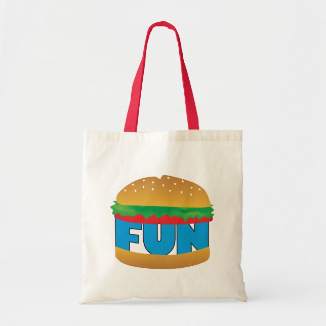 Spaß auf einer Brötchen-Tasche Tragetasche (Vorne)