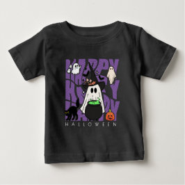 Spaß aufwecken | Happy Halloween Magic & Mischief Baby T-shirt