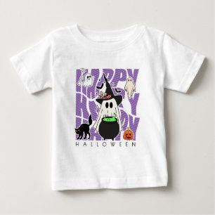 Spaß aufwecken   Happy Halloween Magic & Mischief Baby T-shirt