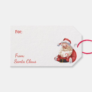 Spaß aus dem Weihnachtsmann Individuelle Name Gesc Geschenkanhänger
