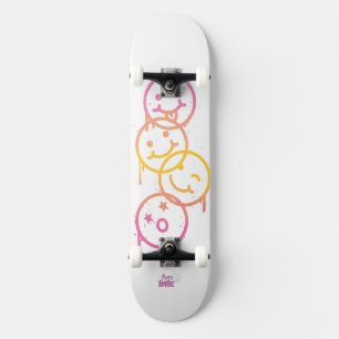 Spaß Babe: Triple Smiley Cruiser Skateboard
