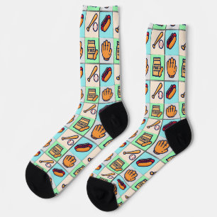 Spaß-Baseball Socken