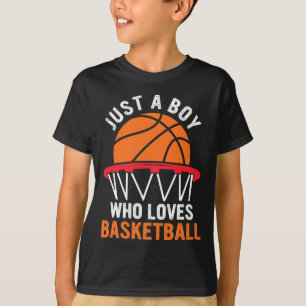 Spaß Basketball für Jungen - Nur ein Junge, der Li T-Shirt