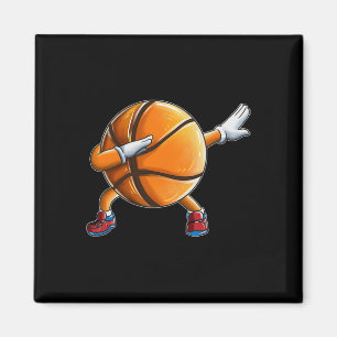 Spaß Basketball macht Dab Basketball Player Kids Magnet