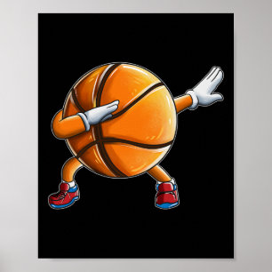 Spaß Basketball macht Dab Basketball Player Kids Poster