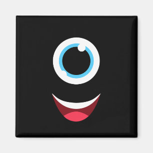 Spaß Beängstigend Monster Eyeball sieht leicht Hal Magnet