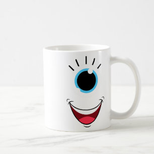 Spaß Beängstigend Monster Eyell Face Easy Hallowee Kaffeetasse