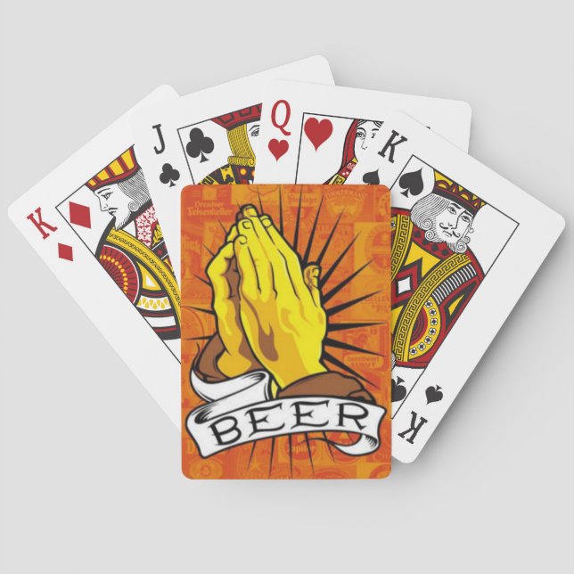 Spaß beim Bierspielen! Spielkarten (Rückseite)