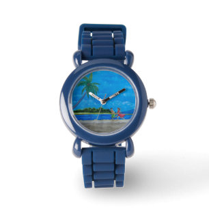 Spaß beim Sonnenlauf Armbanduhr
