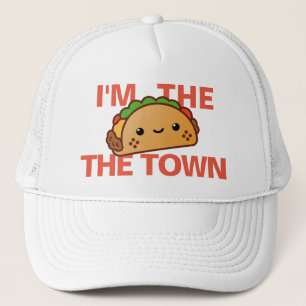 Spaß beim Taco-Cartoon Truckerkappe