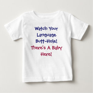 Spaß-Beleidigungs-Baby-T - Shirt