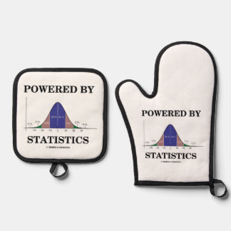 Spaß "Bell Curve Stats" mit Unterstützung der Stat Ofenhandschuh & Topflappen-Set
