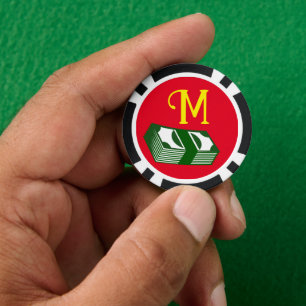 Spaß! 🎲 Benutzerdefinierter Anfangs-Geld-Chip Pokerchips
