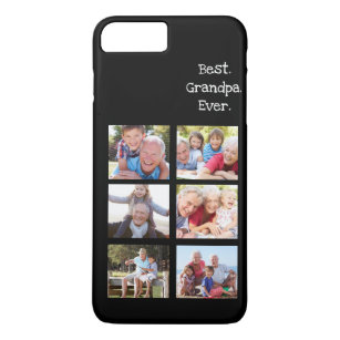 Spaß Beste Opa je 6 FotoCollage Schwarz-weiß Case-Mate iPhone Hülle