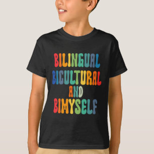 Spaß Bilinguale Bikulturelle Und Bimyself ASL Gehö T-Shirt