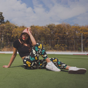 Spaß Buchstaben Capri Leggings