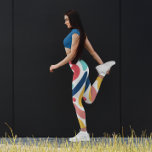 Spaß bunt abstrakt und stilvoll leggings<br><div class="desc">Erleben Sie Komfort und Stil mit unseren modernen, trendigen, bunten Leggings. Diese Leggings sind mit einem abstrakten, gediegenen Muster ausgestattet und eignen sich ideal für beschäftigte Frauen, die sich mühelos und stilvoll gewollt fühlen. Sie sind mit größter Sorgfalt gestaltet und bieten eine angenehme Passform und sind so konzipiert, dass Sie...</div>