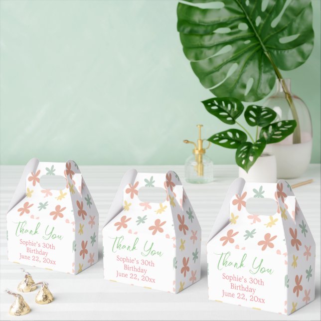 Spaß bunt danke Ihnen Leckerei/Gefallen/Geschenkbo Geschenkschachtel (Zahlreiche)