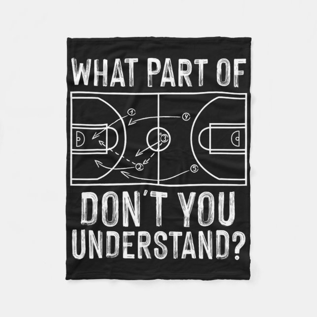 Spaß Bysketbyll Coach Design Männer Frauen Spiel T Fleecedecke (Vorderseite)