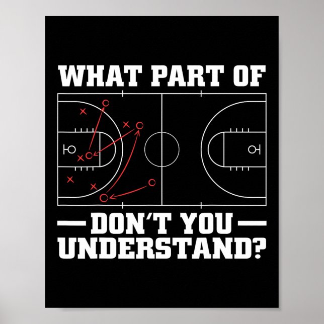 Spaß Bysketbyll Trainer für Männer Frauen Schaubil Poster (Vorne)