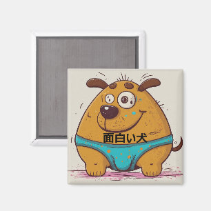 Spaß-Cartoon-Kunstwerk im japanischen Stil Magnet