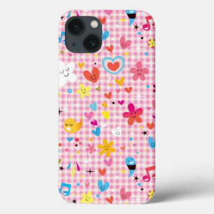 Spaß-Cartoon-Musterrosa Case-Mate iPhone Hülle