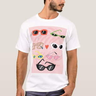 Spaß Cartoon: Trendy Sunglassensammlung T-Shirt