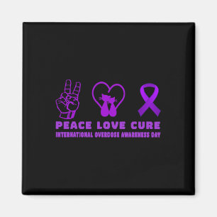 Spaß Cat Peace Liebe heilen Überdosierung Sensibil Magnet