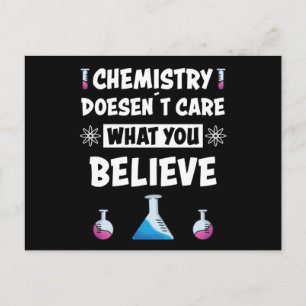 Spaß Chemie Lustiger Spruch Chemiker Beruf Geschen Postkarte