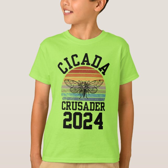 Spaß CICADA CRUSADER 2024 Kinder T-Shirt (Vorderseite)