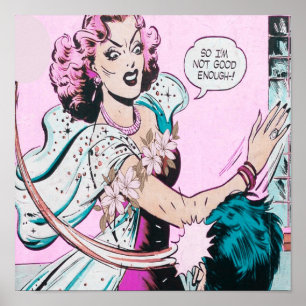 Spaß Comic Buchabdeckung Poster