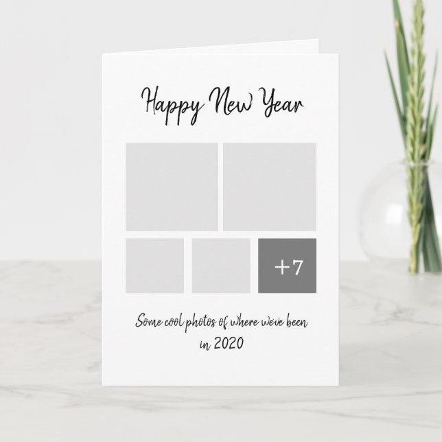 Spaß Corona Virus 2020 im Jahr Karte (Vorderseite)