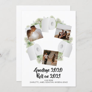 Spaß Corona Virus 2020 Neujahr 2021 Feiertagskarte