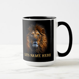 Spaß Custom "I Liebe My Cat" Löwenkaffee Tasse