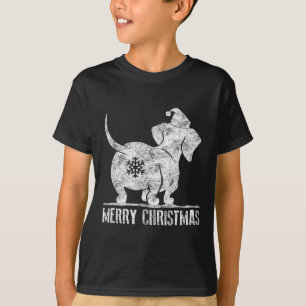 Spaß Dackel Ugly Christmas Weiner Dog Liebhaber Wo T-Shirt